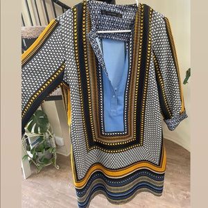 Zara basic shift dress